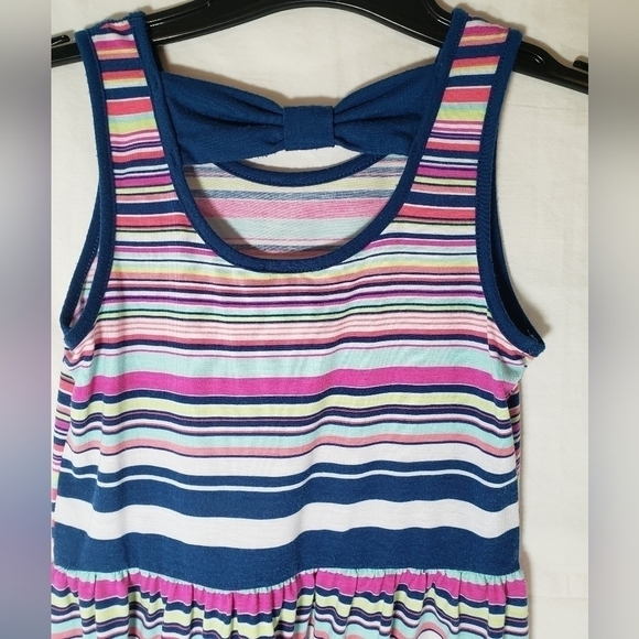 Pink Violet Girl's Pink Multicolored Sundress Sz L (10-12) - Picture 4 of 6